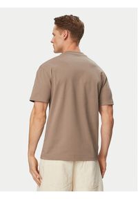 Hugo - HUGO T-Shirt Dalile 50505201 Brązowy jasny Regular Fit. Kolor: brązowy. Materiał: bawełna #4