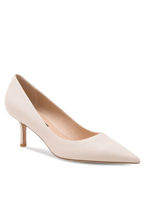 Gino Rossi Szpilki ZOFIA-V1681-21-2 Écru. Materiał: skóra. Obcas: na szpilce