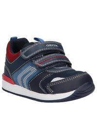 Geox - Buty GEOX B RISHON BOY Niebieski. Kolor: niebieski. Materiał: syntetyk, tkanina. Sport: turystyka piesza