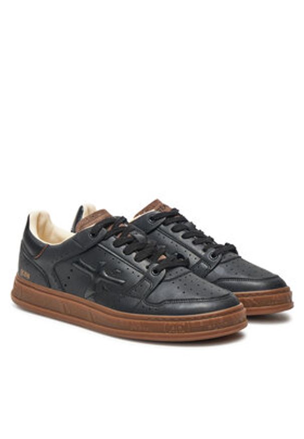 Premiata Sneakersy Quinn 7099 Czarny. Kolor: czarny. Materiał: zamsz, skóra