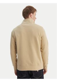 GANT - Gant Bluza Shield 2008005 Beżowy Regular Fit. Kolor: beżowy. Materiał: bawełna #5