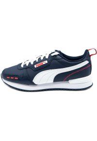 Buty do chodzenia męskie Puma R78 SL. Zapięcie: sznurówki. Kolor: szary, wielokolorowy, niebieski. Materiał: syntetyk, materiał. Szerokość cholewki: normalna. Sport: turystyka piesza