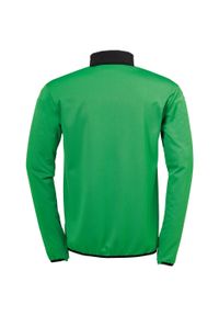 UHLSPORT - Bluza piłkarska dla dzieci Uhlsport Offense 23 1/4 zip. Kolor: zielony, czarny, wielokolorowy. Sport: piłka nożna