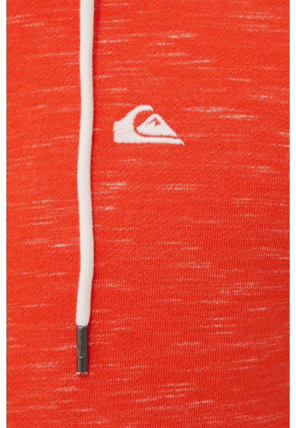 Quiksilver bluza męska kolor pomarańczowy z kapturem melanżowa. Okazja: na co dzień. Typ kołnierza: kaptur. Kolor: pomarańczowy. Materiał: bawełna, dzianina, materiał, włókno. Wzór: melanż. Styl: casual