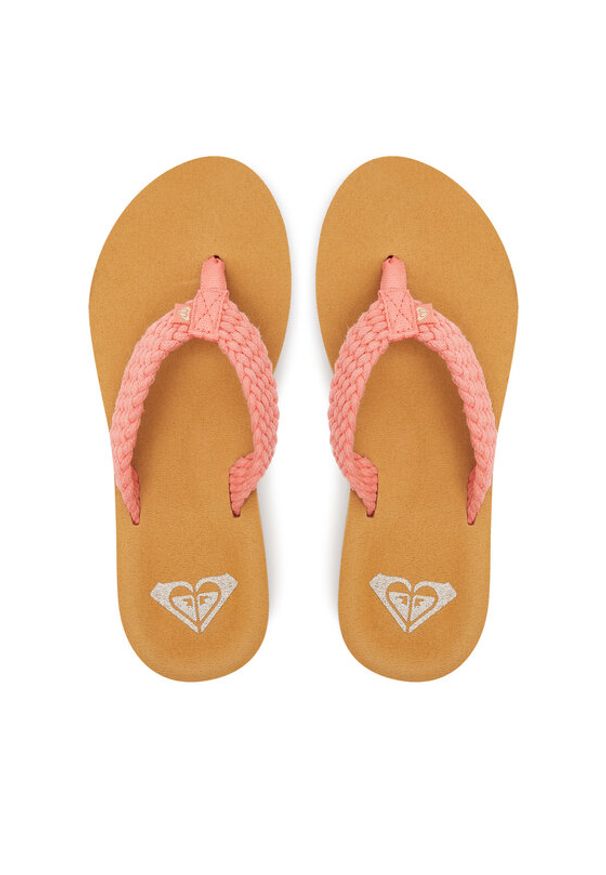 Roxy Japonki ARJL101166 Koralowy. Kolor: pomarańczowy. Materiał: materiał