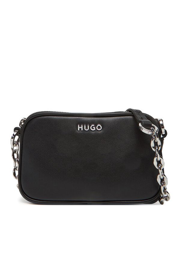 Hugo - HUGO Torebka 50541712 Czarny. Kolor: czarny. Materiał: skórzane