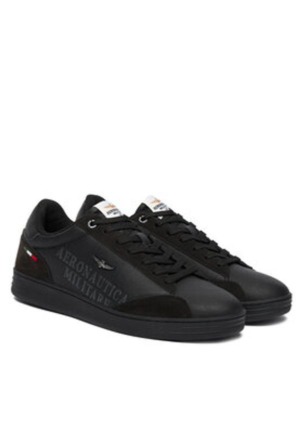 Aeronautica Militare Sneakersy 252SC0306UCT03385 Czarny. Kolor: czarny. Materiał: skóra