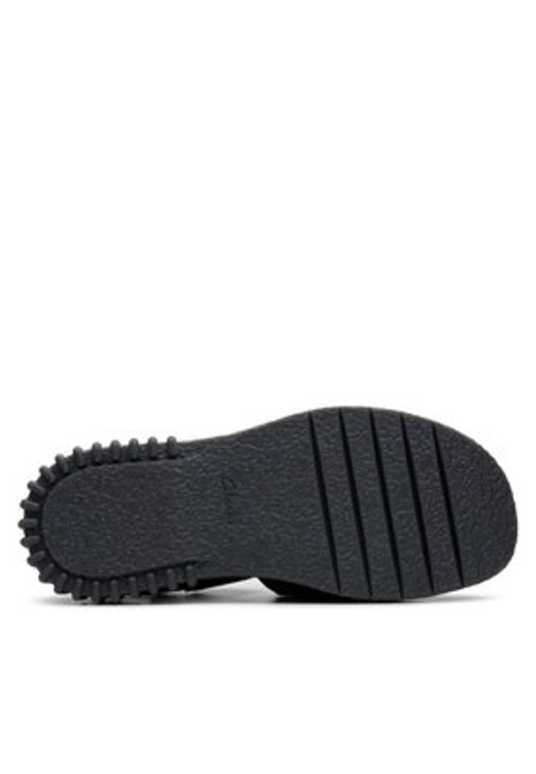 Clarks Sandały Evamar Wish 26181199 Czarny. Kolor: czarny. Materiał: zamsz, skóra
