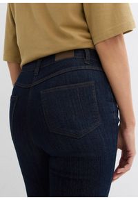 bonprix - Dżinsy ze stretchem o kroju bootcut, mid waist. Kolor: niebieski. Styl: klasyczny #3