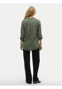 Vero Moda Koszula Bumpy 10275283 Zielony Regular Fit. Kolor: zielony. Materiał: wiskoza #4