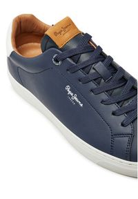 Pepe Jeans Sneakersy Camden Club M PMS00020 Granatowy. Kolor: niebieski. Materiał: skóra #4