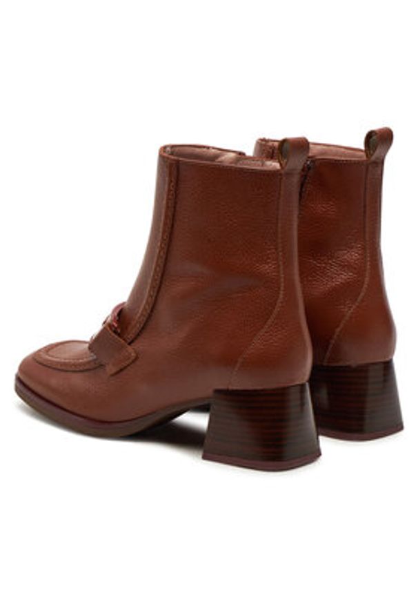 Hispanitas Botki HI243582 Brązowy. Kolor: brązowy. Materiał: skóra