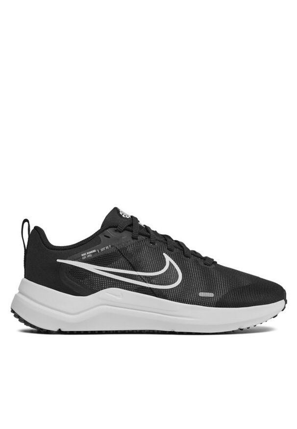 Nike Buty do biegania Downshifer 12 DD9294 001 Czarny. Kolor: czarny. Materiał: materiał