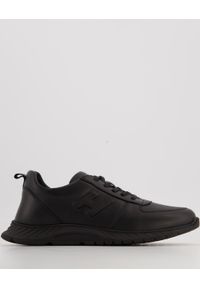 Venezia - SNEAKERSY MĘSKIE 9407777 BLACK. Materiał: syntetyk, skóra #1