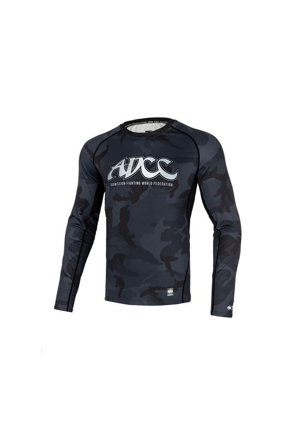 PITBULL - Longsleeve męski Pitbull Rashguard ADCC Camo. Kolor: wielokolorowy, szary, czarny. Długość rękawa: długi rękaw