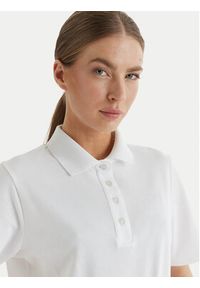 JOOP! Jeans Polo Talena 10100104 30100660 Biały Modern Fit. Typ kołnierza: polo. Kolor: biały. Materiał: bawełna #3