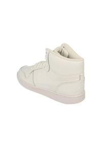Nike - Buty na co dzień męskie NIKE EBERNON MID wysokie skóra. Okazja: na co dzień. Kolor: biały. Materiał: skóra. Sport: bieganie