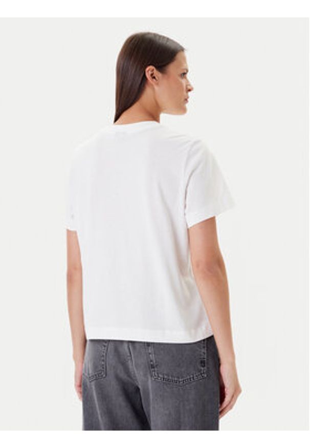 Vero Moda T-Shirt Sonna 10327143 Biały Regular Fit. Kolor: biały. Materiał: bawełna