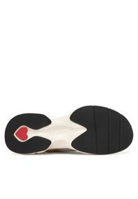 Love Moschino - LOVE MOSCHINO Sneakersy JA15456G0OIQC90A Biały. Kolor: biały. Materiał: skóra #6