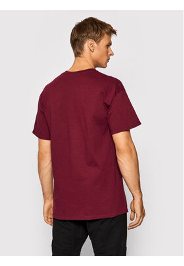 Thrasher T-Shirt Skatemag Bordowy Regular Fit. Kolor: czerwony. Materiał: bawełna