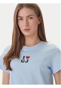 Guess Jeans T-Shirt W6GI45 K8HM0 Błękitny Regular Fit. Kolor: niebieski. Materiał: bawełna #3