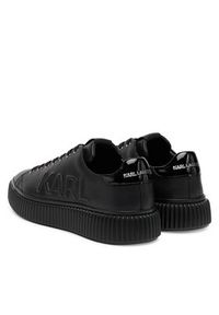 Karl Lagerfeld - KARL LAGERFELD Sneakersy KL24225 Czarny. Kolor: czarny. Materiał: skóra #5