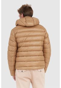 Blauer USA - BLAUER Jasnobrązowa puchowa kurtka męska Virgil z kapturem, Rozmiar XXL. Typ kołnierza: kaptur. Kolor: brązowy. Materiał: puch #4