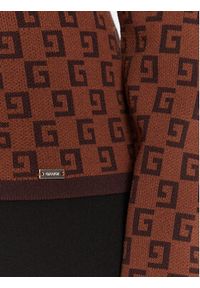 Gaudi Sweter 521FD53025 Brązowy Regular Fit. Kolor: brązowy. Materiał: syntetyk
