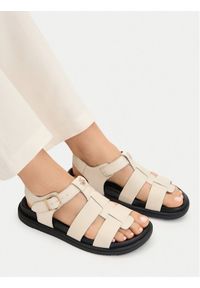 Beverly Hills Polo Club Sandały EO-WI16-SERDINIA-03 Beżowy jasny. Kolor: beżowy. Materiał: skóra #1