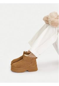 Badura Śniegowce EO-ANIKA-TS6302-01 Brązowy. Kolor: brązowy. Materiał: zamsz, skóra #3