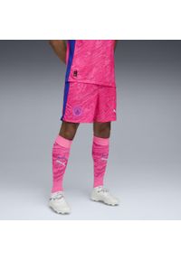 Puma - Męskie szorty bramkarskie Manchester City 25/26 PUMA. Kolor: różowy. Materiał: tkanina. Sport: piłka nożna