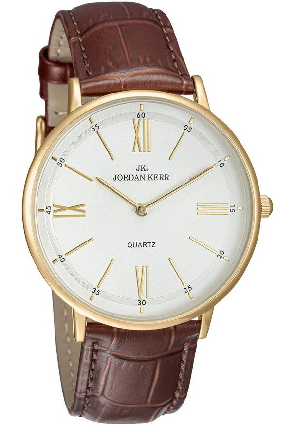 Zegarek Jordan Kerr P9008 IPG PB męski elegancki 42 mm .. Styl: elegancki