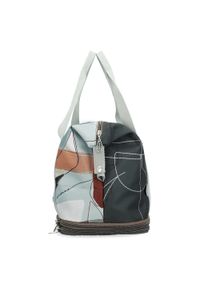 Torba podróżna damska Anekke, wykonana z materiału tekstylnego z dekoracyjnym nadrukiem rozkładana, kolorowa, 42588-002. Materiał: materiał. Wzór: nadruk, kolorowy. Styl: elegancki, klasyczny, casual #2