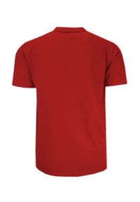 Expoman - Koszulka POLO Czerwona Casualowa, Krótki Rękaw z Kołnierzykiem, Jednokolorowa -EXPOMAN. Okazja: na co dzień. Typ kołnierza: polo. Kolor: czerwony. Materiał: bawełna. Długość rękawa: krótki rękaw. Długość: krótkie. Styl: casual #2