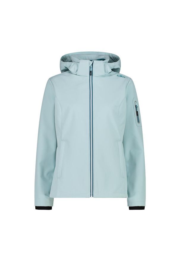 Kurtka damska turystyczna CMP 39A5006. Kolor: niebieski. Materiał: softshell. Sport: turystyka piesza