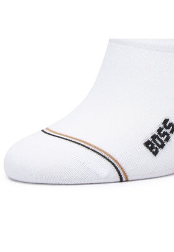 BOSS Stopki 2-pack 2P Lc Iconic 50502091 Biały. Kolor: biały. Materiał: bawełna