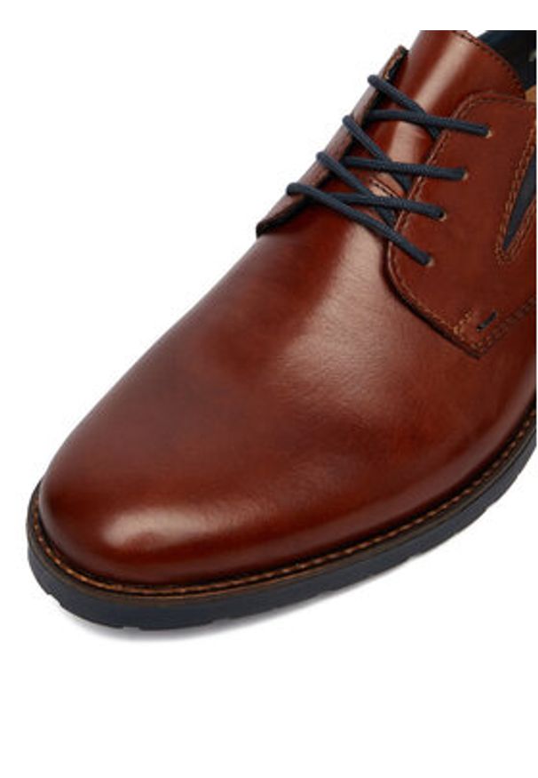 Rieker Półbuty 14621-24 Brązowy. Kolor: brązowy. Materiał: skóra