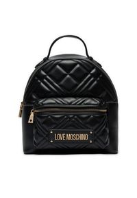 Love Moschino - LOVE MOSCHINO Plecak JC4148PP1LLA0000 Czarny. Kolor: czarny. Materiał: skóra #1