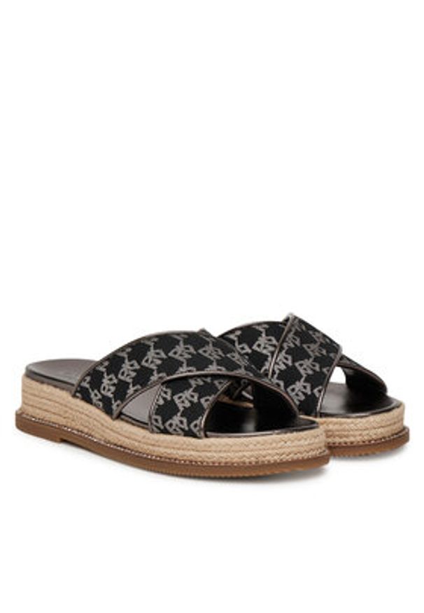 DKNY Espadryle K1564874 Czarny. Kolor: czarny. Materiał: materiał