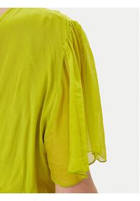 Haveone Sukienka letnia AFF-N006 Zielony Loose Fit. Kolor: zielony. Materiał: jedwab. Sezon: lato #3
