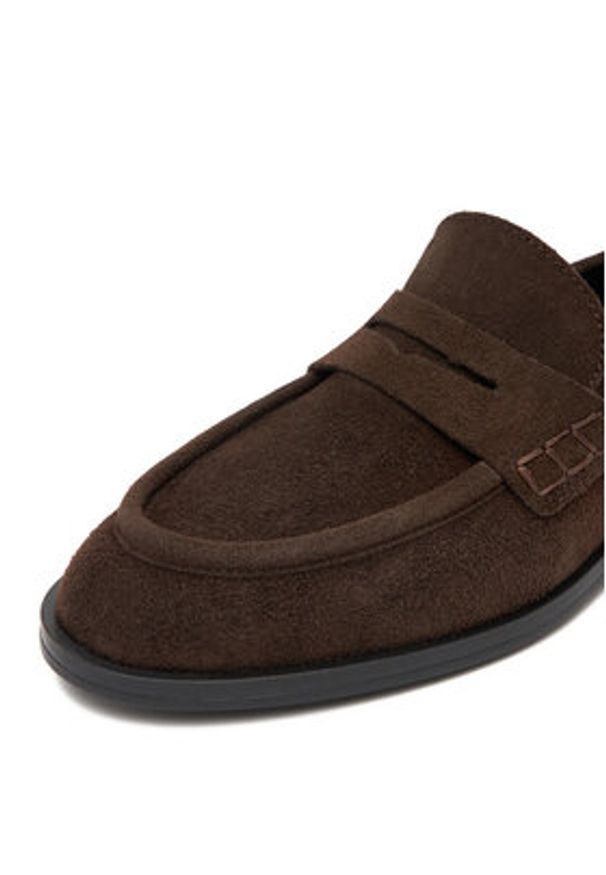 Gino Rossi Lordsy EO-MANU-2550LM Brązowy. Kolor: brązowy. Materiał: zamsz, skóra