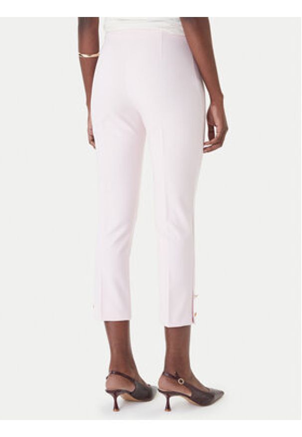 Rinascimento Spodnie materiałowe CFC0128641003 Różowy Slim Fit. Kolor: różowy. Materiał: materiał