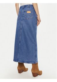 Wrangler Spódnica jeansowa 112356425 Niebieski Regular Fit. Kolor: niebieski. Materiał: bawełna #3