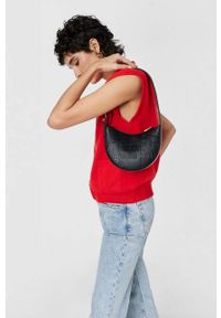 Tous torebka kolor czarny. Kolor: czarny. Rodzaj torebki: na ramię #4