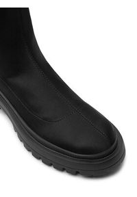 Love Moschino - LOVE MOSCHINO Kozaki JA26025G1LIMZ000 Czarny. Kolor: czarny. Materiał: materiał #5