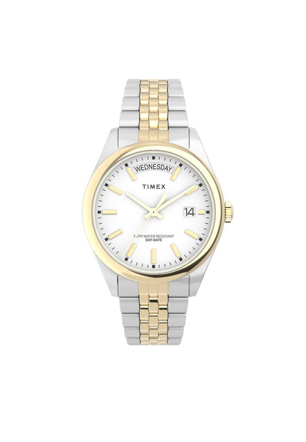 Timex Zegarek TW2V68500 Srebrny. Kolor: srebrny