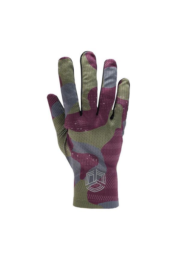 Rękawiczki rowerowe Silvini Saltaro. Kolor: fioletowy, wielokolorowy, brązowy, zielony. Materiał: materiał, mesh. Sport: turystyka piesza