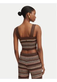 Marciano Guess Top G6GR15 Z0643 Brązowy Regular Fit. Kolor: brązowy. Materiał: syntetyk #2