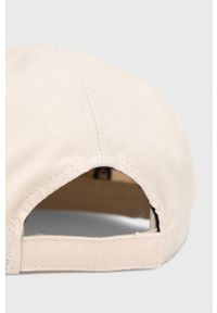 Champion czapka bawełniana 805554 kolor beżowy z aplikacją. Kolor: beżowy. Materiał: bawełna. Wzór: aplikacja #4