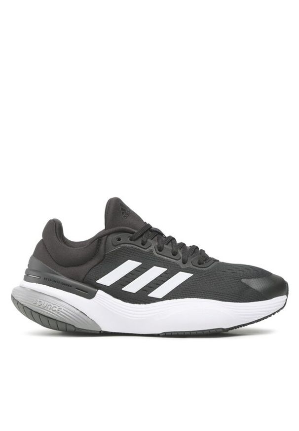 Adidas - adidas Sneakersy Response Super 3.0 Sport Running Lace Shoes HQ1331 Czarny. Kolor: czarny. Materiał: materiał. Sport: bieganie